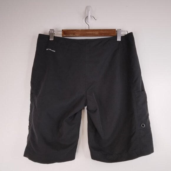 Columbia Omnishade Black Shorts Size 8 - Picture 4 of 7